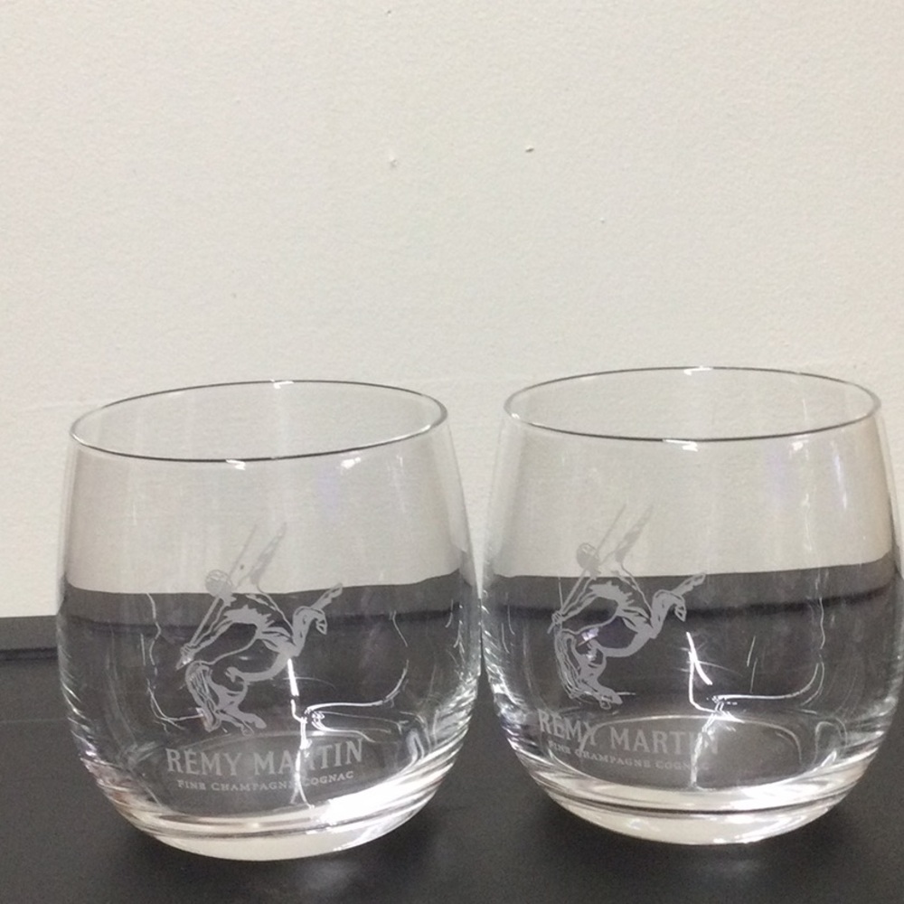 New 2 Remy Martin Glasses
